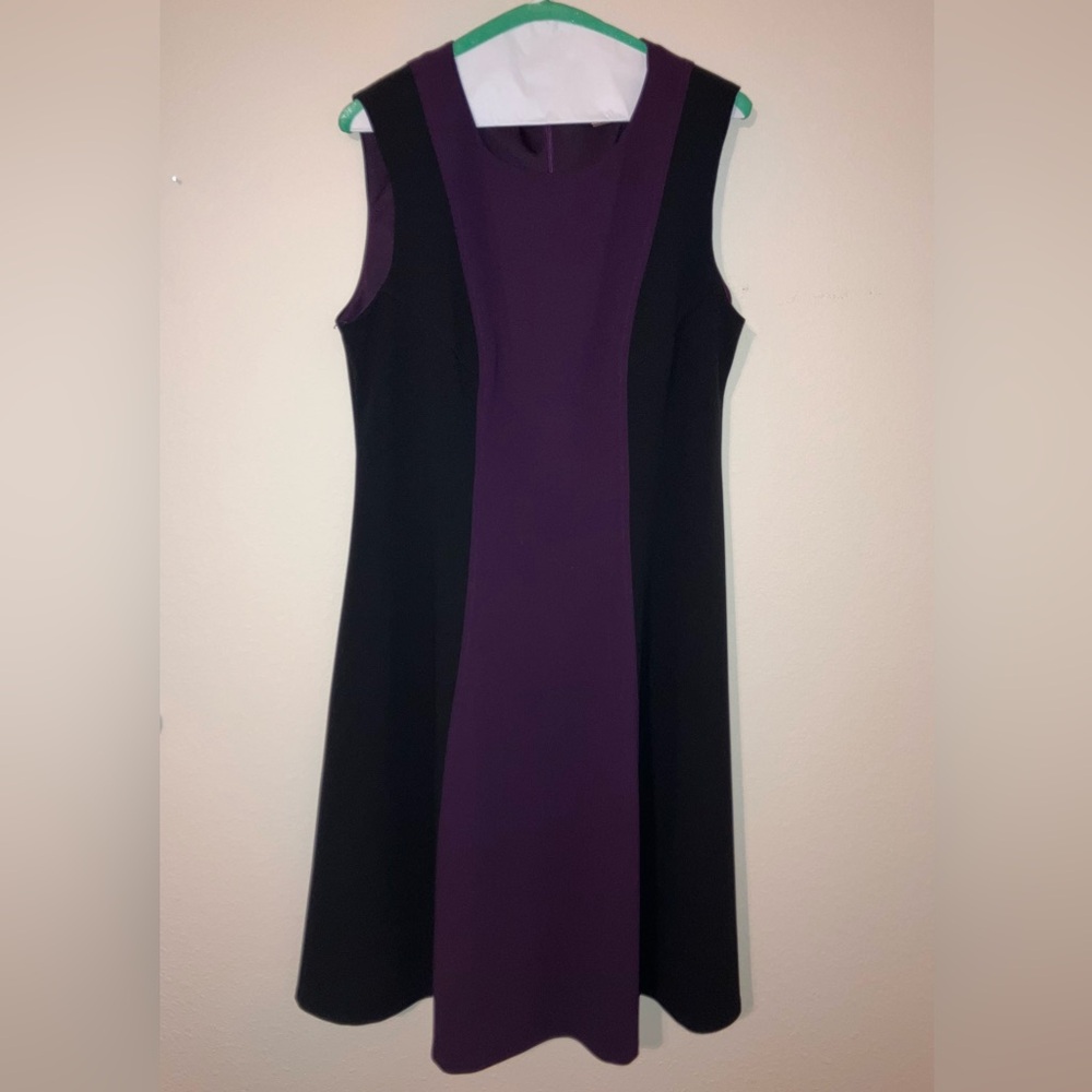 Tommy Hilfiger Dress Large Purple Black